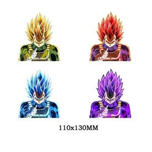 Dragonball Z: Vegeta Anime/Manga 3D Lenticular Motion Effect Car Decal Stickers